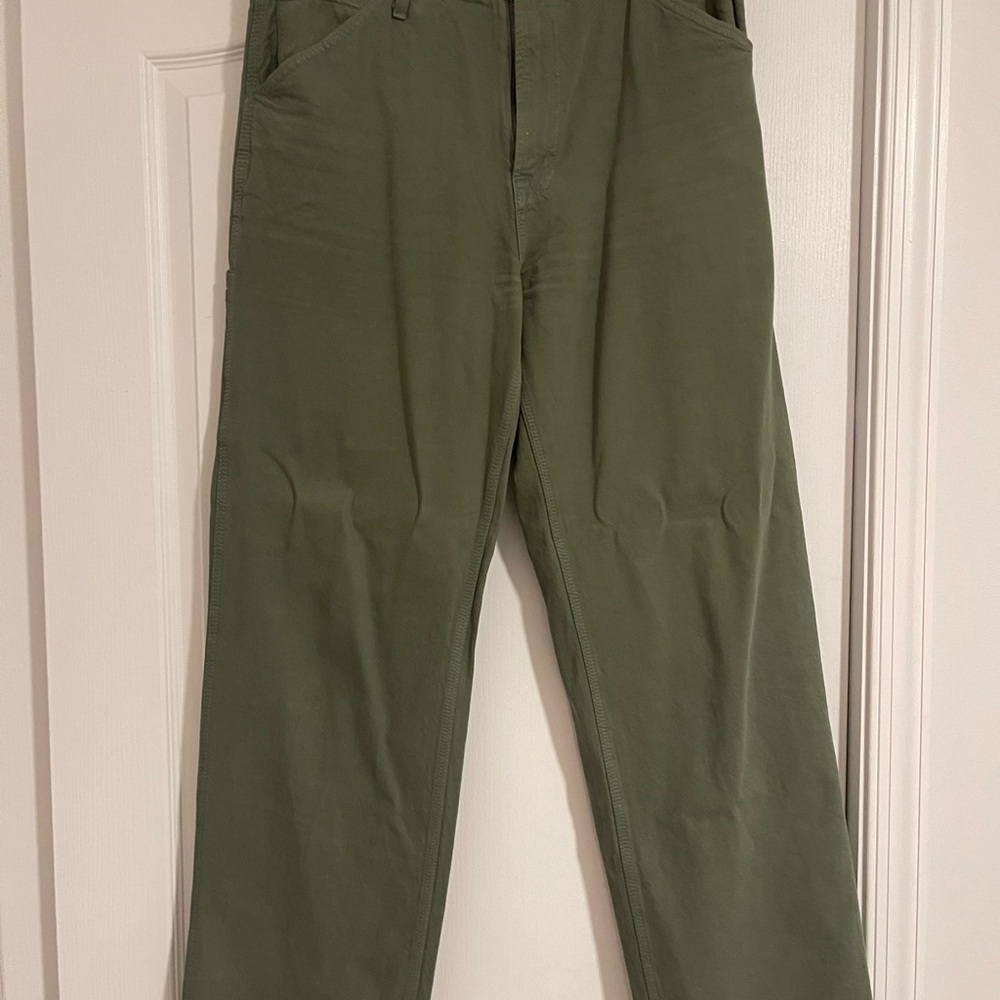 Aeropostale Olive Green Cargo Jean Pants